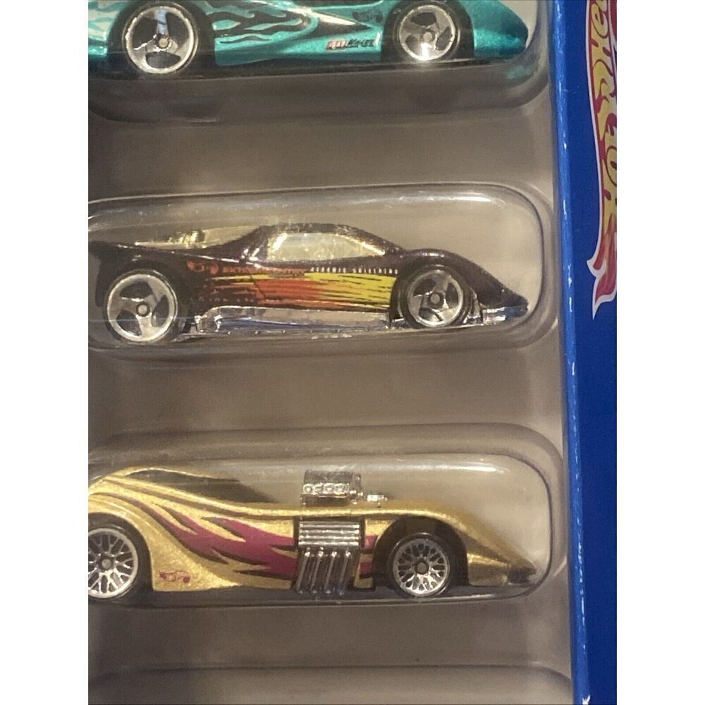 1997‎ Hot Wheels Speed Demons 5 Car Gift Pack NIP FACTORY SEALED - Picture 3 of 5